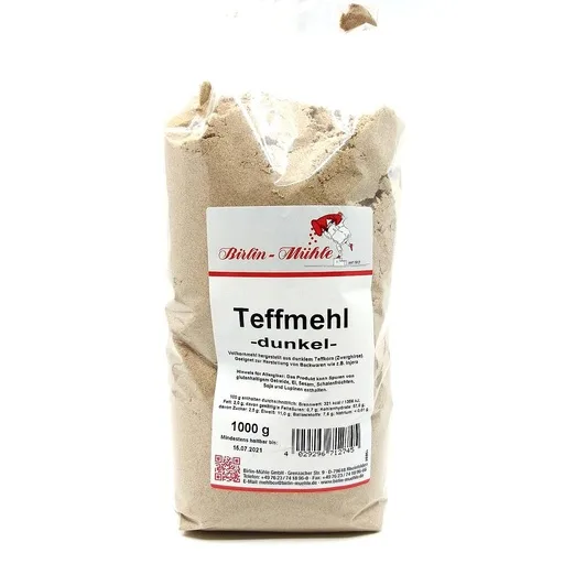 Birlin Teffmehl Dunkel 1kg
