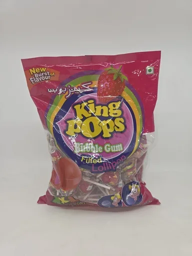 king pops lolipop Straubery 50 pcs