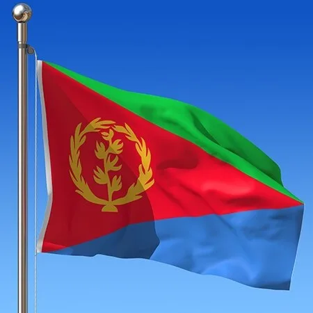 Eritrean large flag