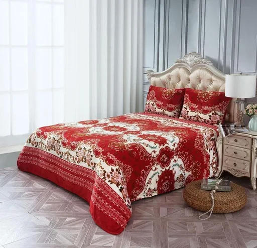 3 Pcs red Mozaik blanket