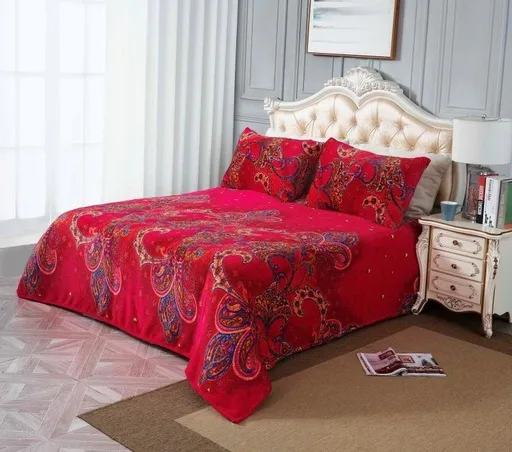 3 Pcs red Red blanket