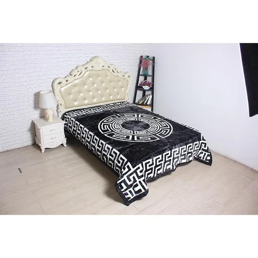 Lunar bedding 1pcs blanket black