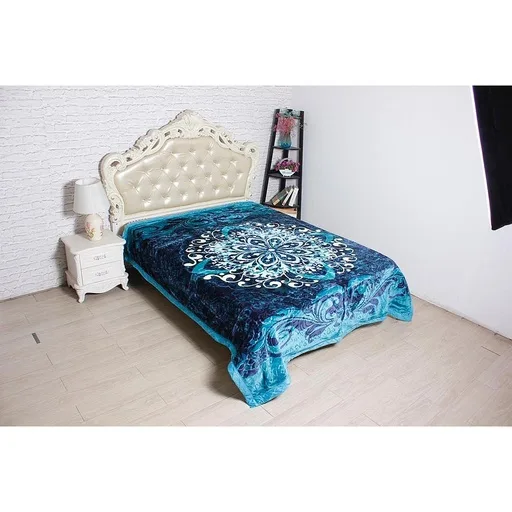 Lunar bedding 1pcs blanket blue