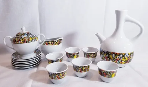  Saba coffee set jebena