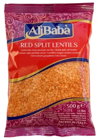 LENTILS RED SPLIT ALI BABA 500G