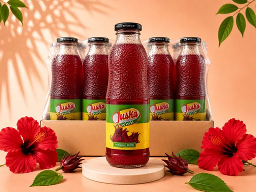 Juska  Hibiskus  Glass 350ml 