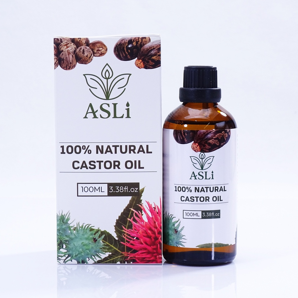 Asli natural  castor oil 100ml x 12pcs